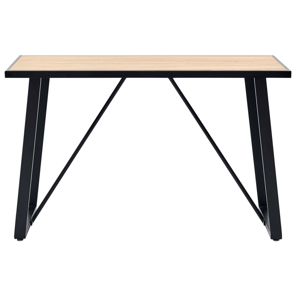 vidaXL Dining Table 200x100x75 cm MDF Oak-colored