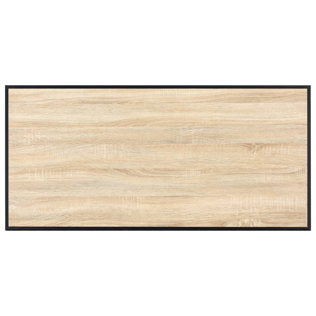 vidaXL Dining Table 200x100x75 cm MDF Oak-colored