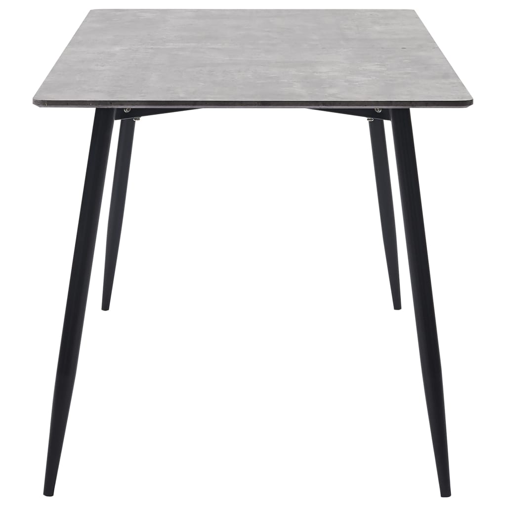 vidaXL Eettafel 120x60x75 cm MDF grijs