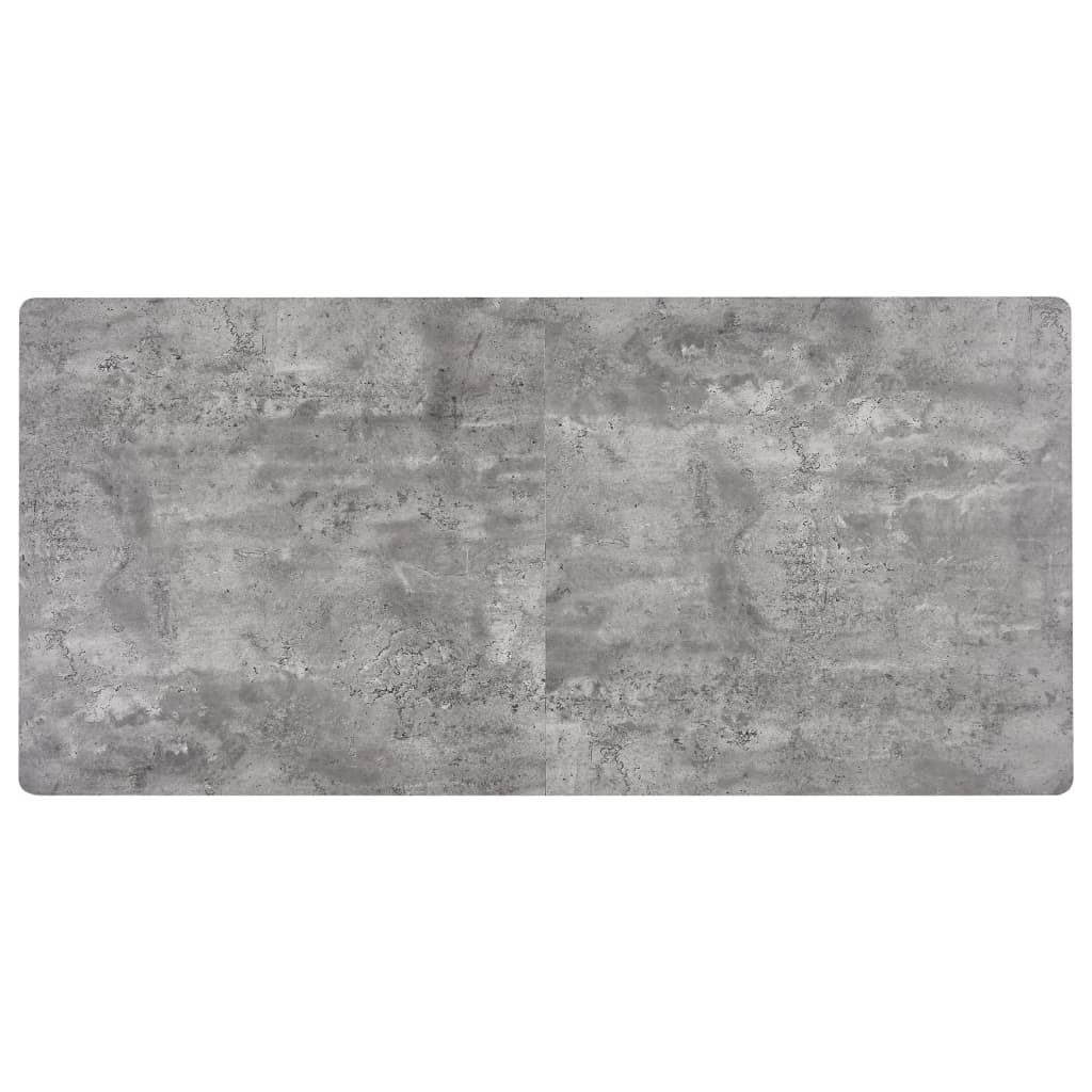 vidaXL Eettafel 120x60x75 cm MDF grijs