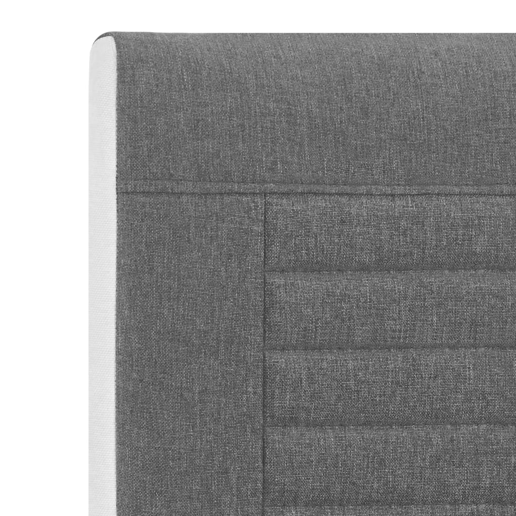 vidaXL Eetkamerstoelen 2 st stof donkergrijs