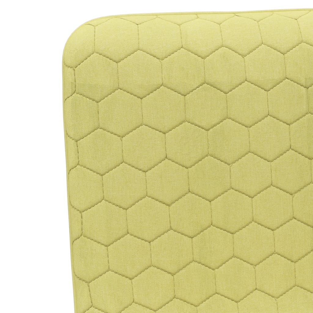 vidaXL Eetkamerstoelen 2 st stof groen