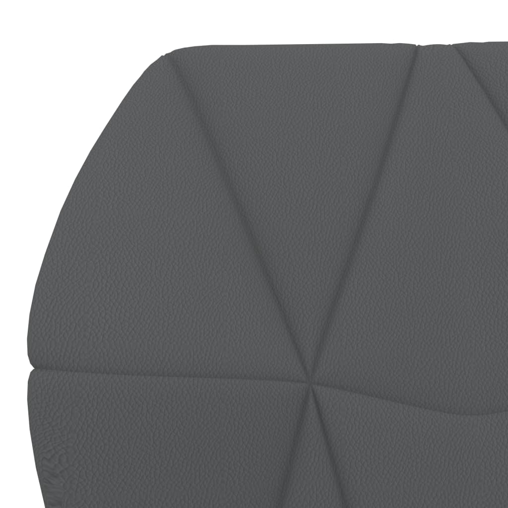 vidaXL Eetkamerstoelen 2 st kunstleer grijs