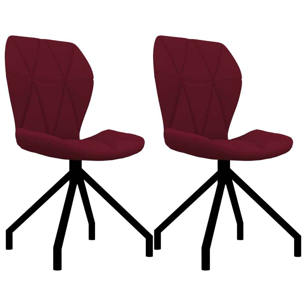 vidaXL Eetkamerstoelen 2 st kunstleer grijs