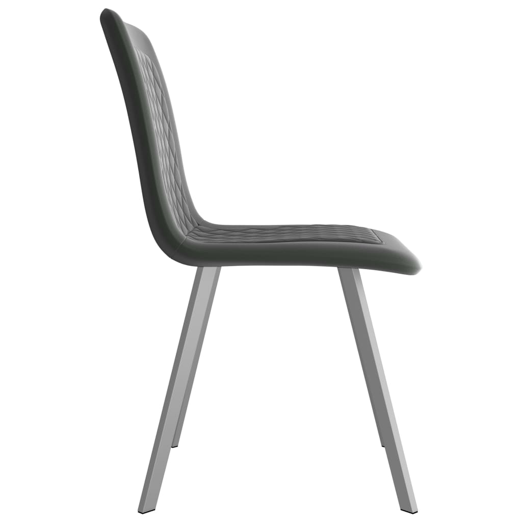 vidaXL Eetkamerstoelen 2 st fluweel blauw
