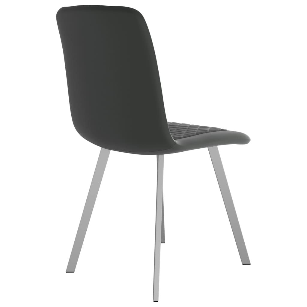 vidaXL Eetkamerstoelen 2 st fluweel blauw