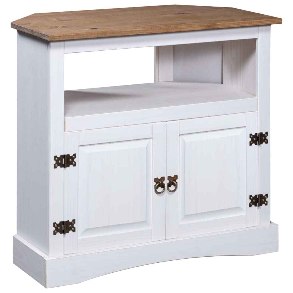 vidaXL Wandtafel Mexicaans grenenhout Corona-stijl 80x43x78 cm