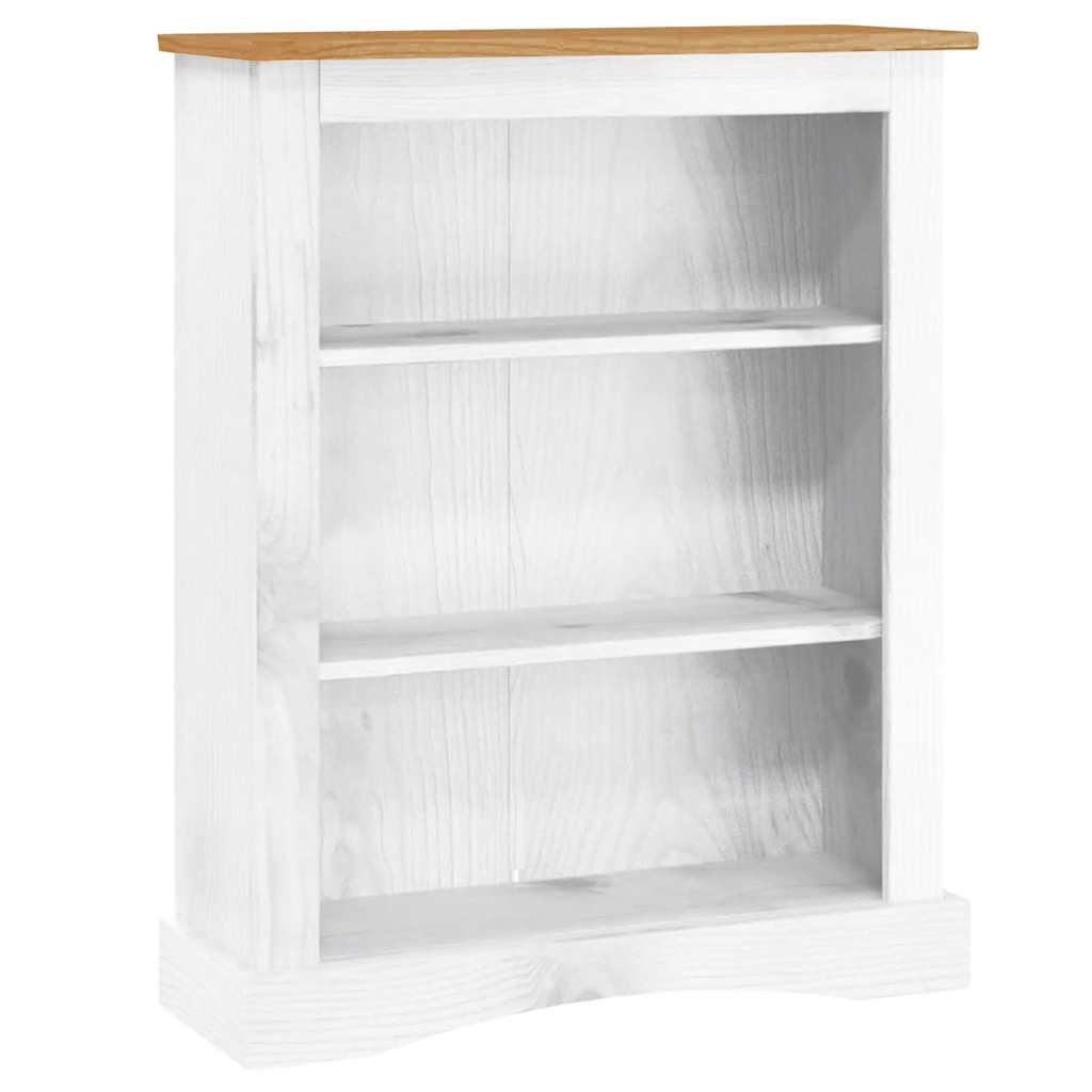 vidaXL Boekenkast 3 planken 81x29x100 cm grenenhout Corona-stijl grijs