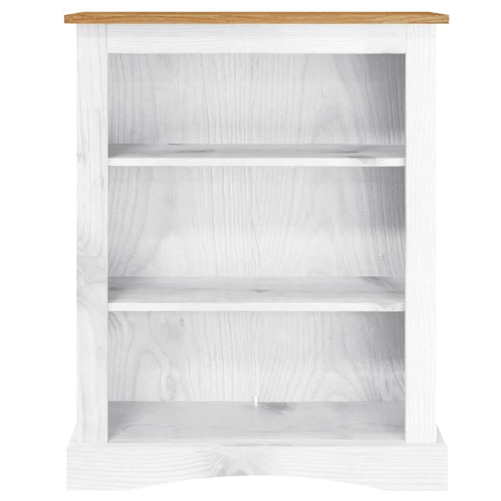 vidaXL Boekenkast 3 planken 81x29x100 cm grenenhout Corona-stijl grijs