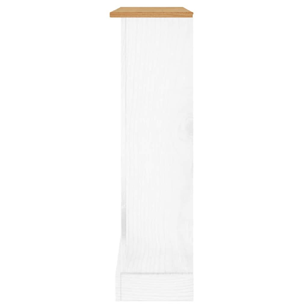 vidaXL Boekenkast 3 planken 81x29x100 cm grenenhout Corona-stijl grijs