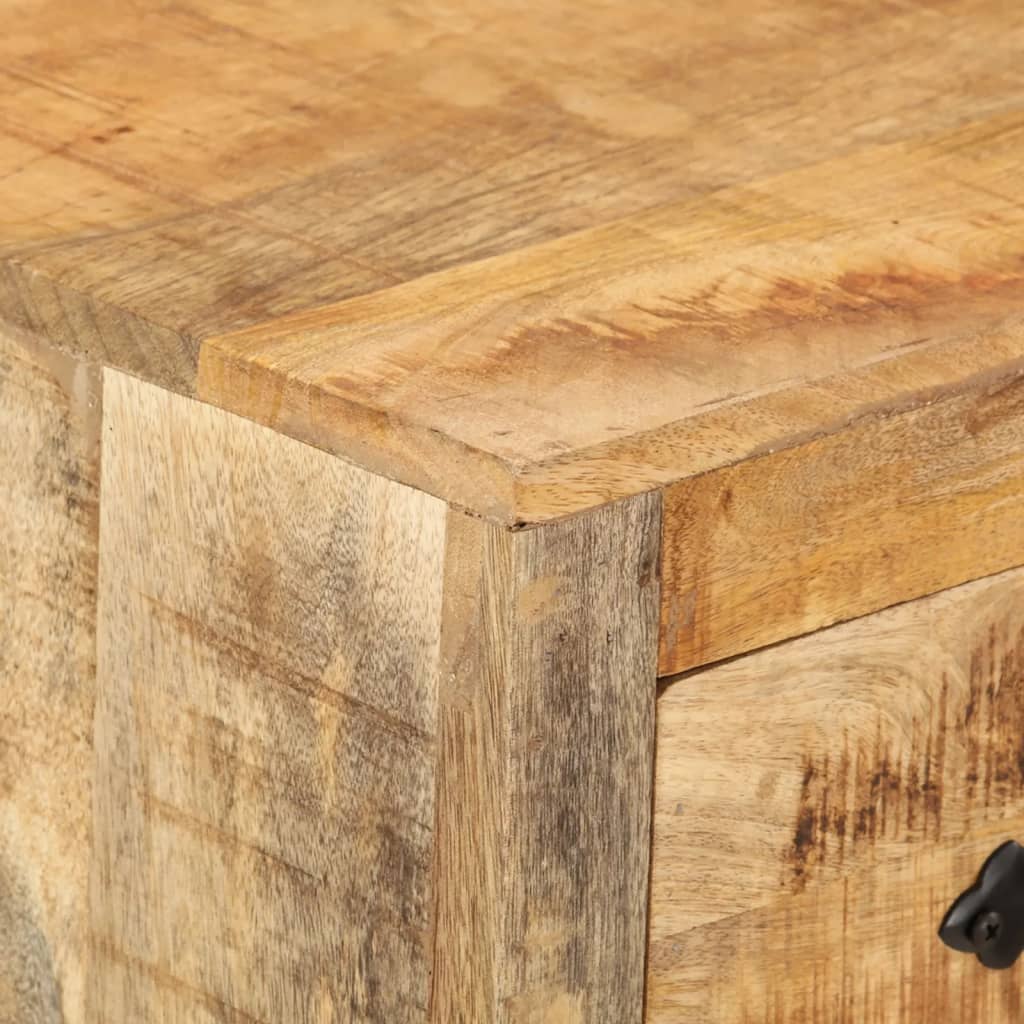 vidaXL Dressoir 110x30x74 cm ruw mangohout
