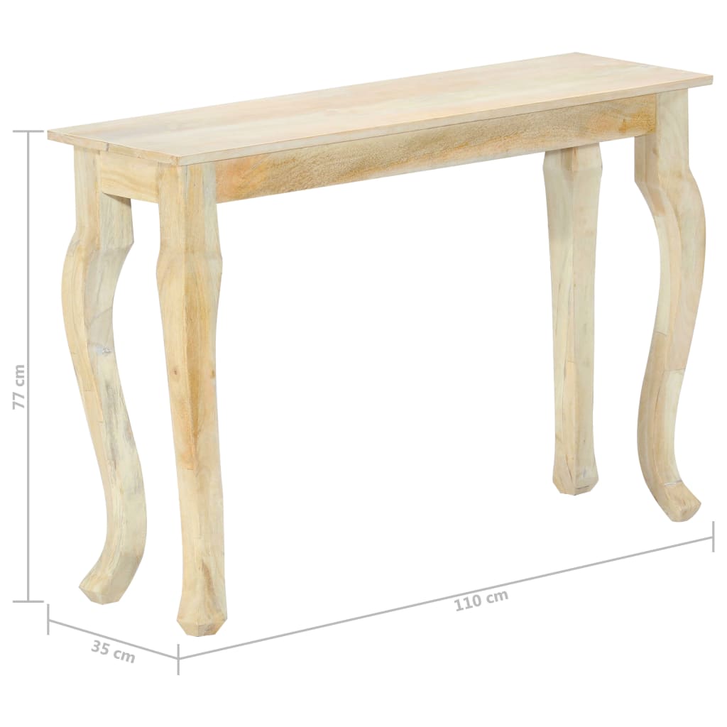 vidaXL Salontafel Bruin 100 x 55 x 40 cm massief mangohout