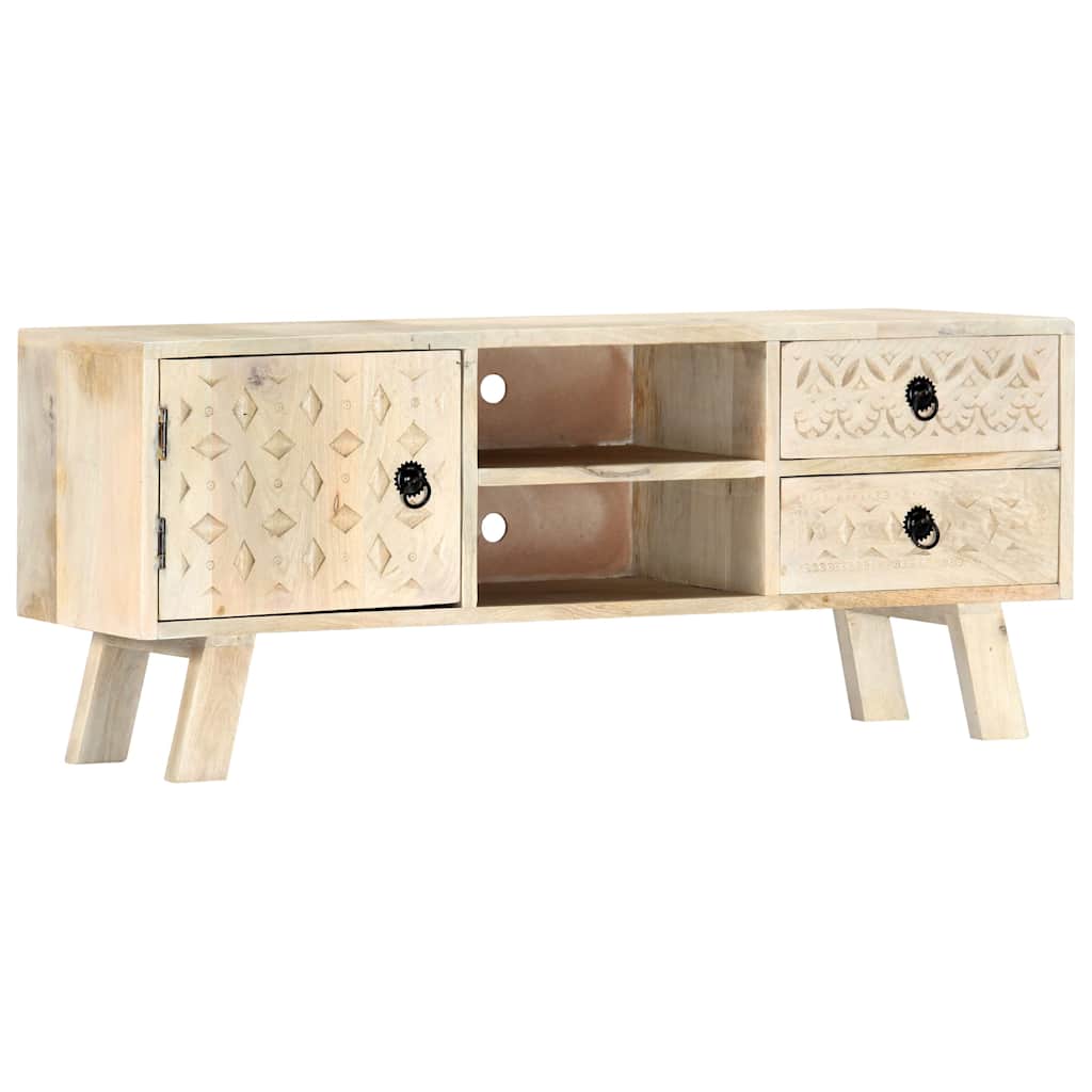 vidaXL Tv-meubel 110x30x44 cm massief mangohout