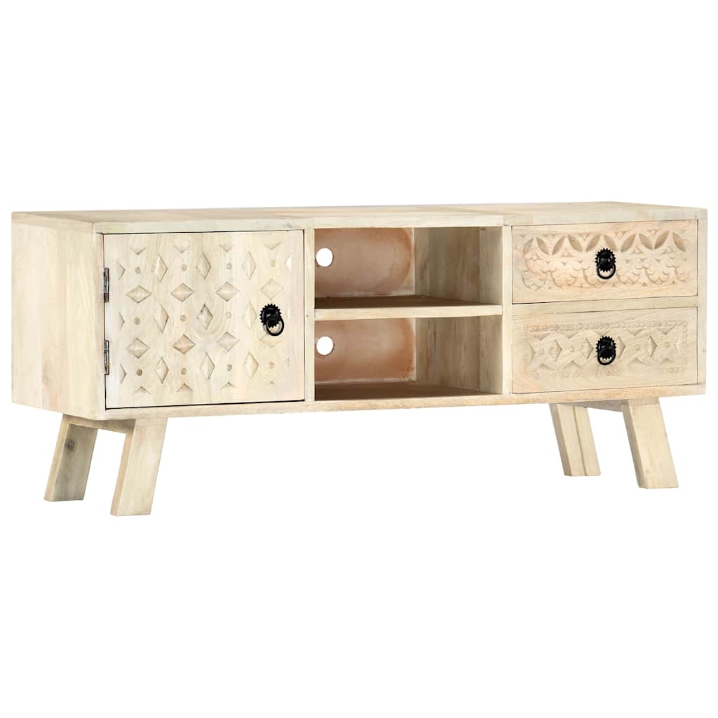 vidaXL Tv-meubel 110x30x44 cm massief mangohout