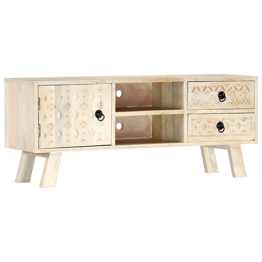 vidaXL Tv-meubel 110x30x44 cm massief mangohout