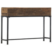 vidaXL Wandtafel 120x30x80 cm massief gerecycled hout