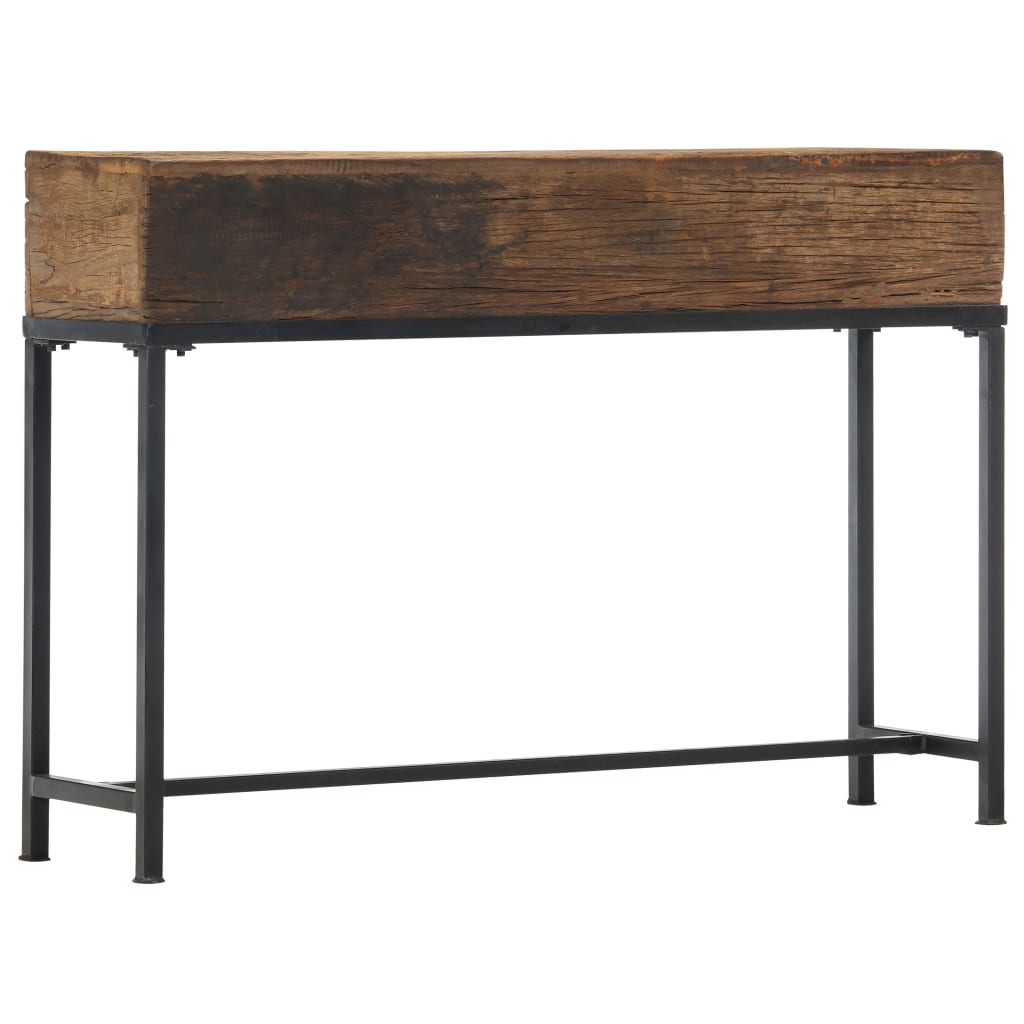vidaXL Wandtafel 120x30x80 cm massief gerecycled hout