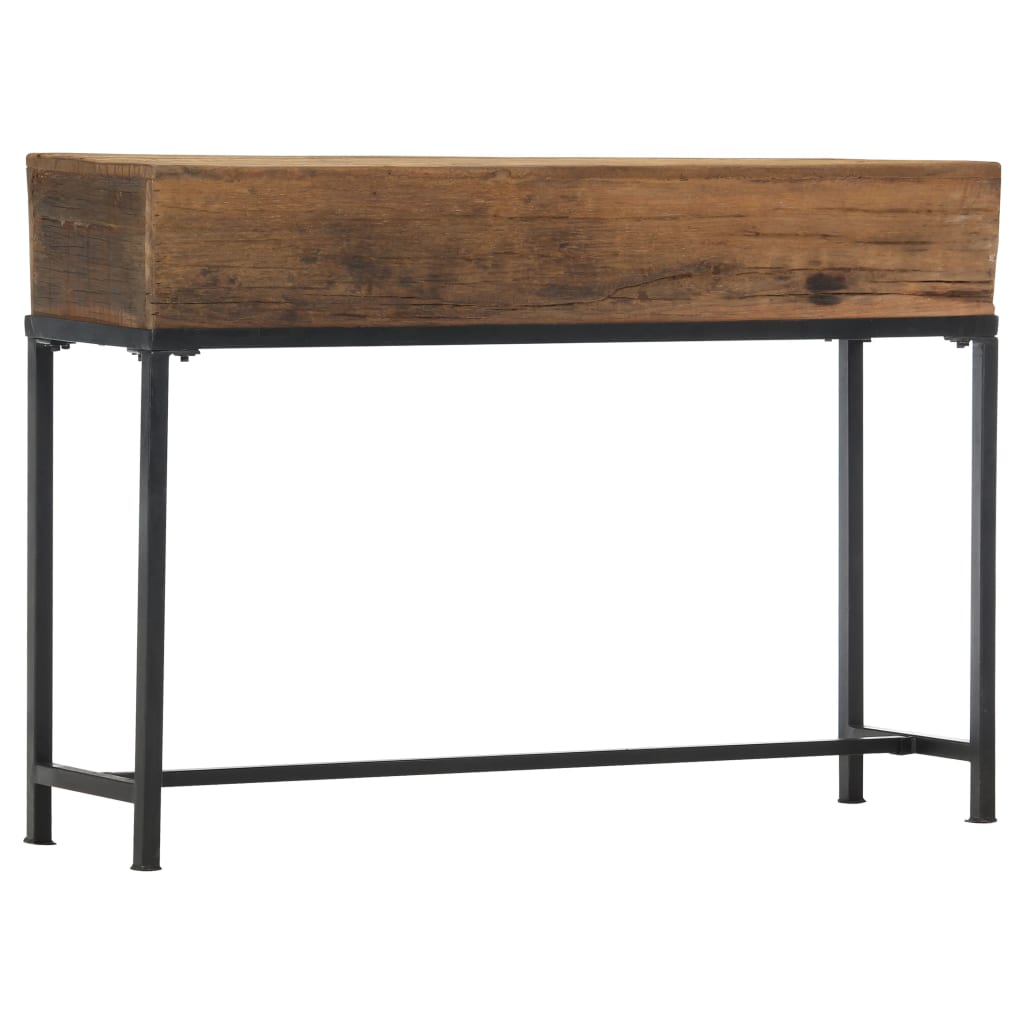 vidaXL Wandtafel 120x30x80 cm massief gerecycled hout