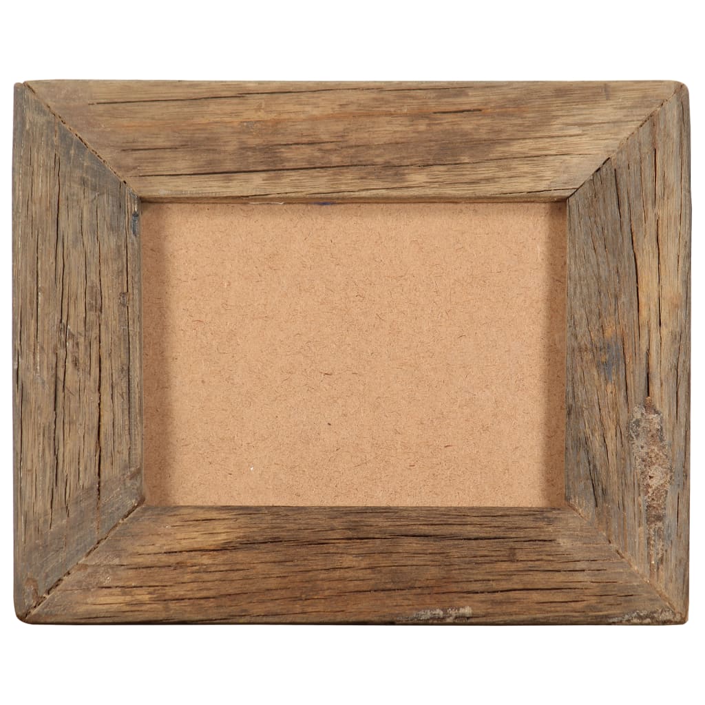 vidaXL Fotolijsten 2 st 23x28 cm massief gerecycled hout en glas