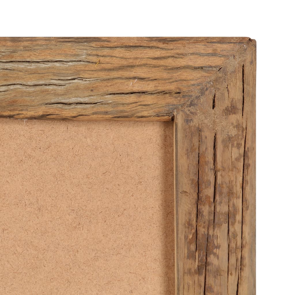 vidaXL Fotolijsten 2 st 23x28 cm massief gerecycled hout en glas