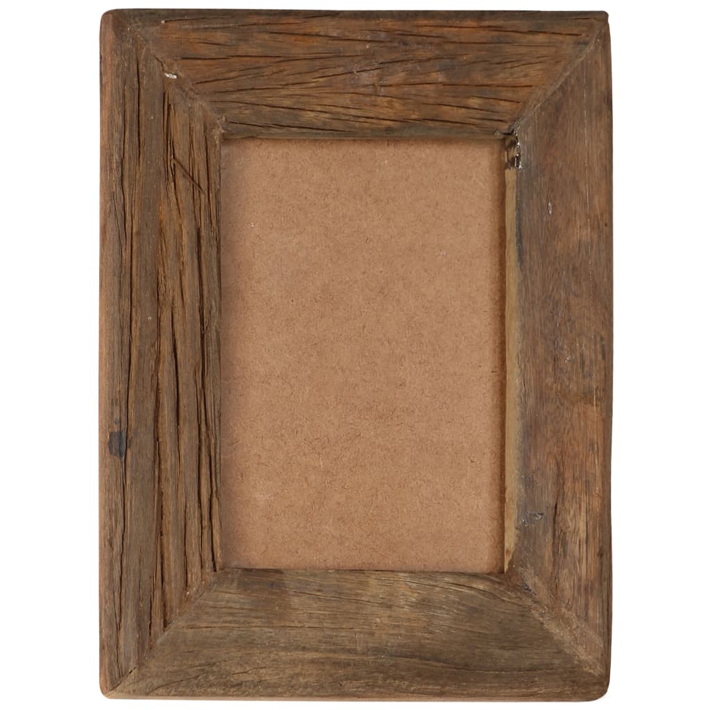 vidaXL Fotolijsten 2 st 23x28 cm massief gerecycled hout en glas