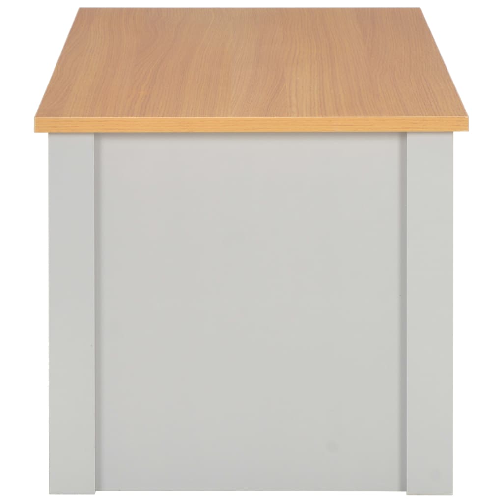 vidaXL Salontafel 105x47x42 cm grijs
