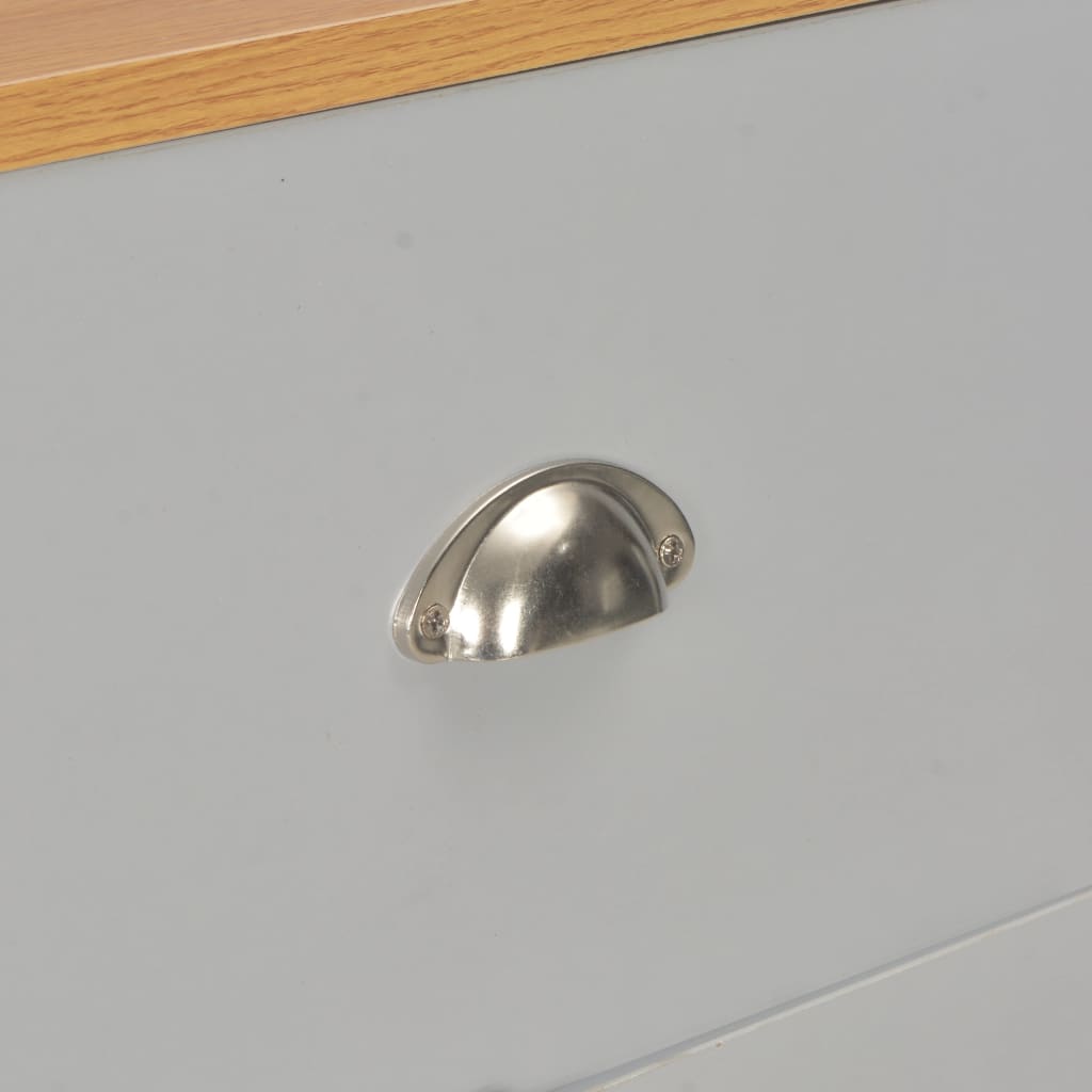 vidaXL Dressoir 112x35x81 cm grijs - Aashly