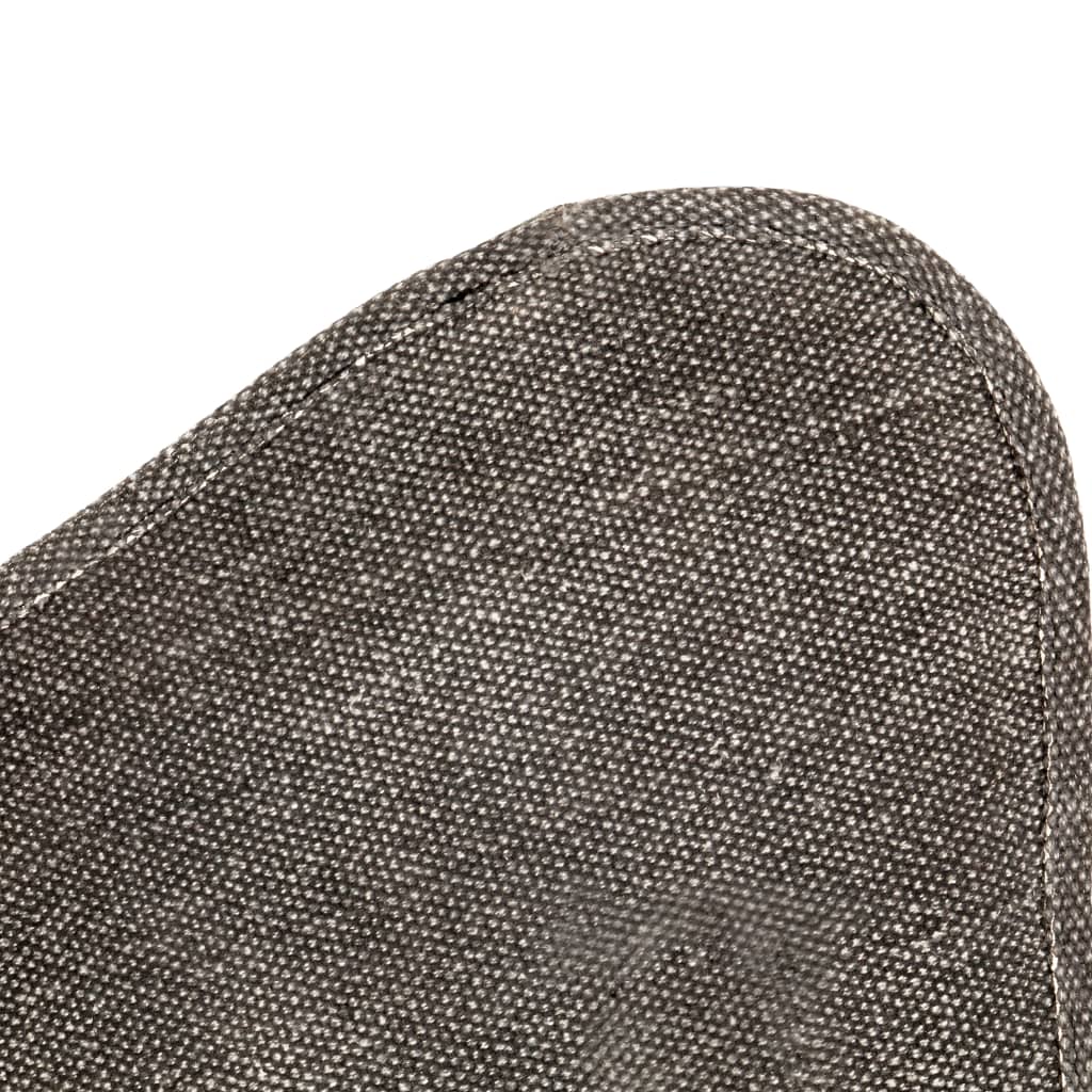 vidaXL Vlinderstoel canvas indigo-blauw