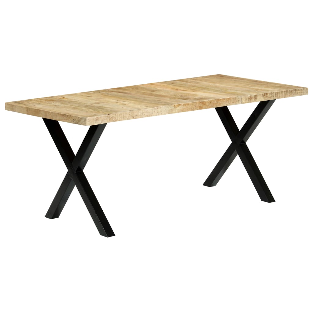 vidaXL Dining table 180x90x76 cm solid mango wood