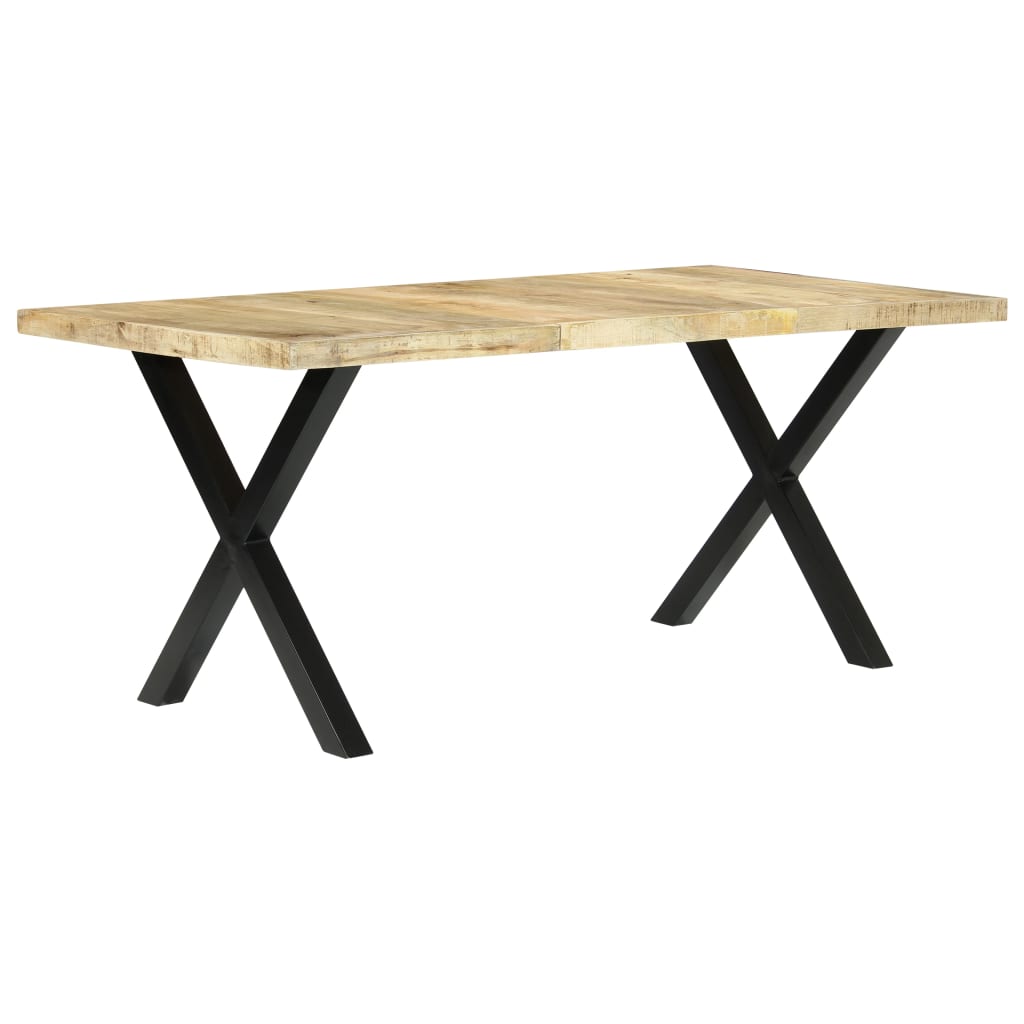 vidaXL Dining table 180x90x76 cm solid mango wood