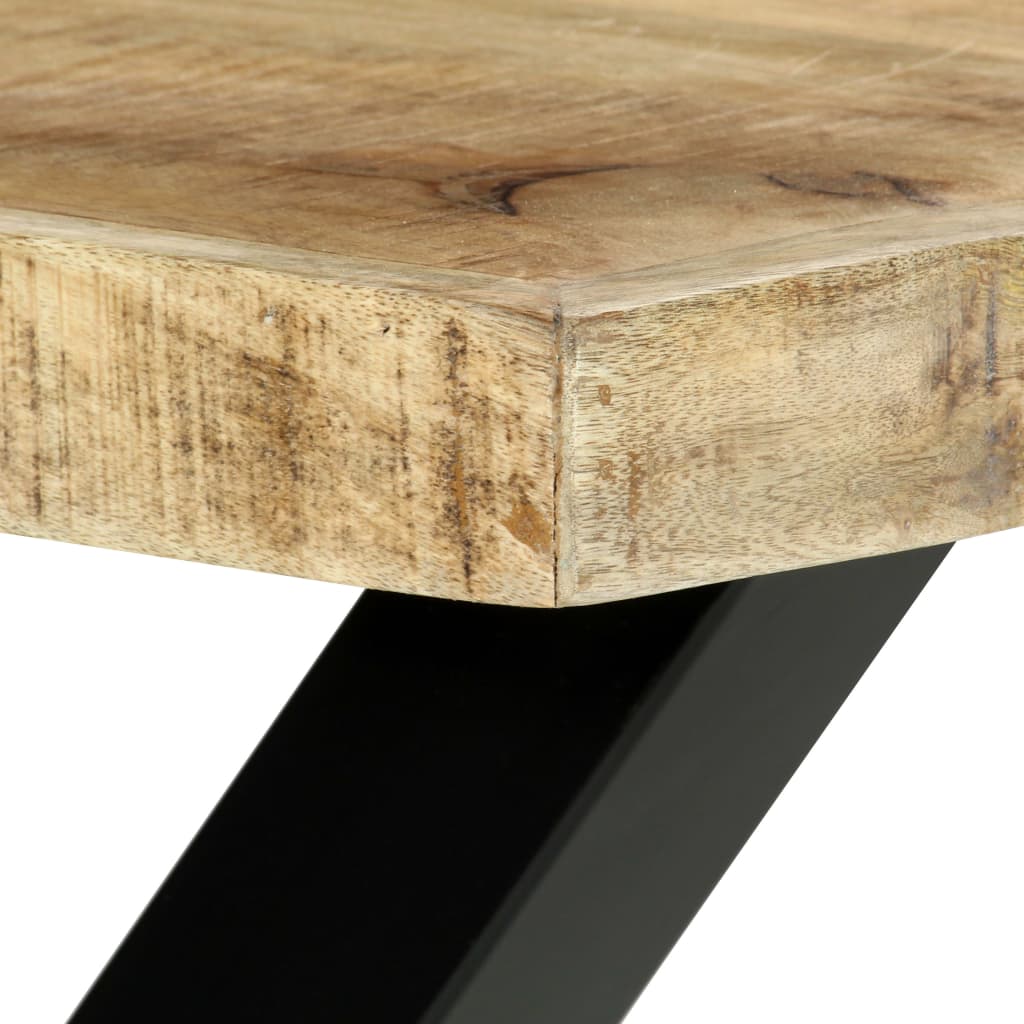 vidaXL Dining table 180x90x76 cm solid mango wood