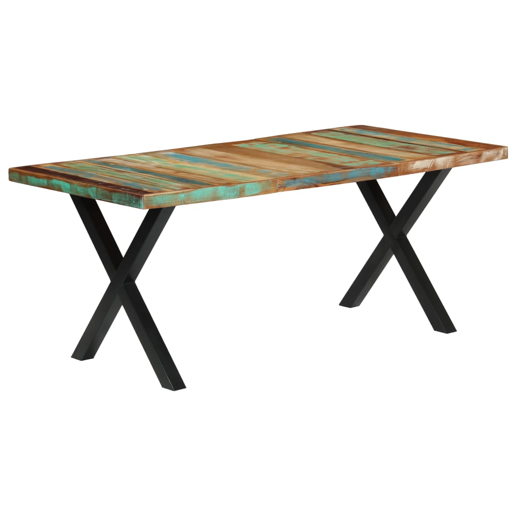 vidaXL Dining table 180x90x76 cm solid mango wood