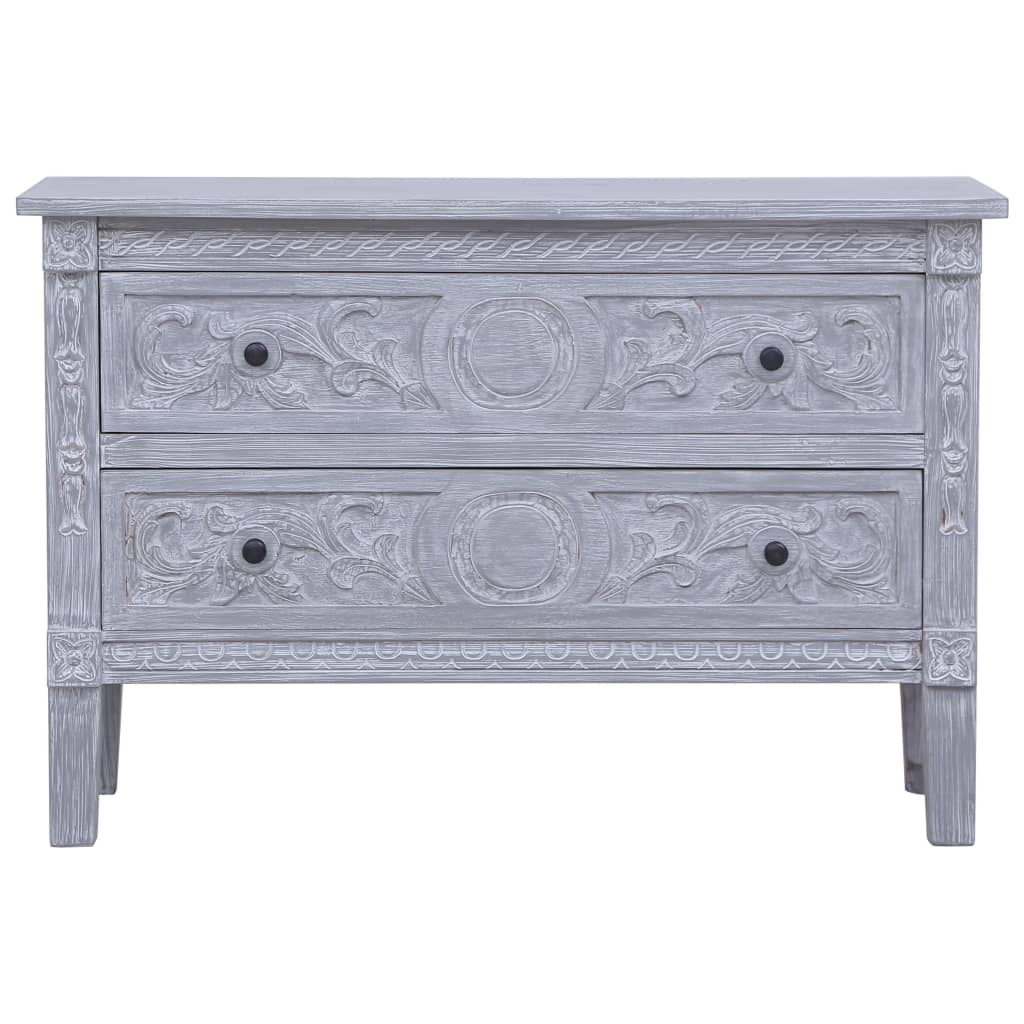 vidaXL Dressoir met 2 lades 90x30x60 cm massief mahoniehout