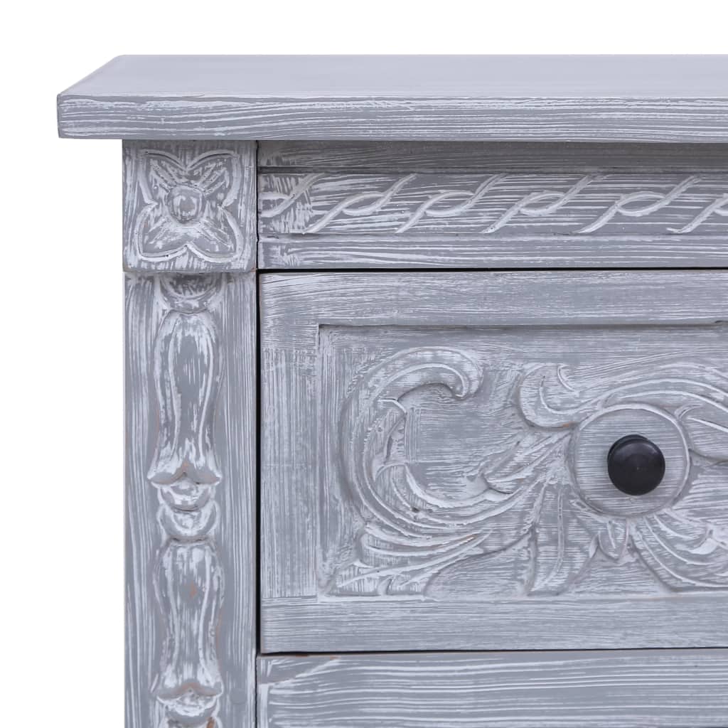 vidaXL Dressoir met 2 lades 90x30x60 cm massief mahoniehout
