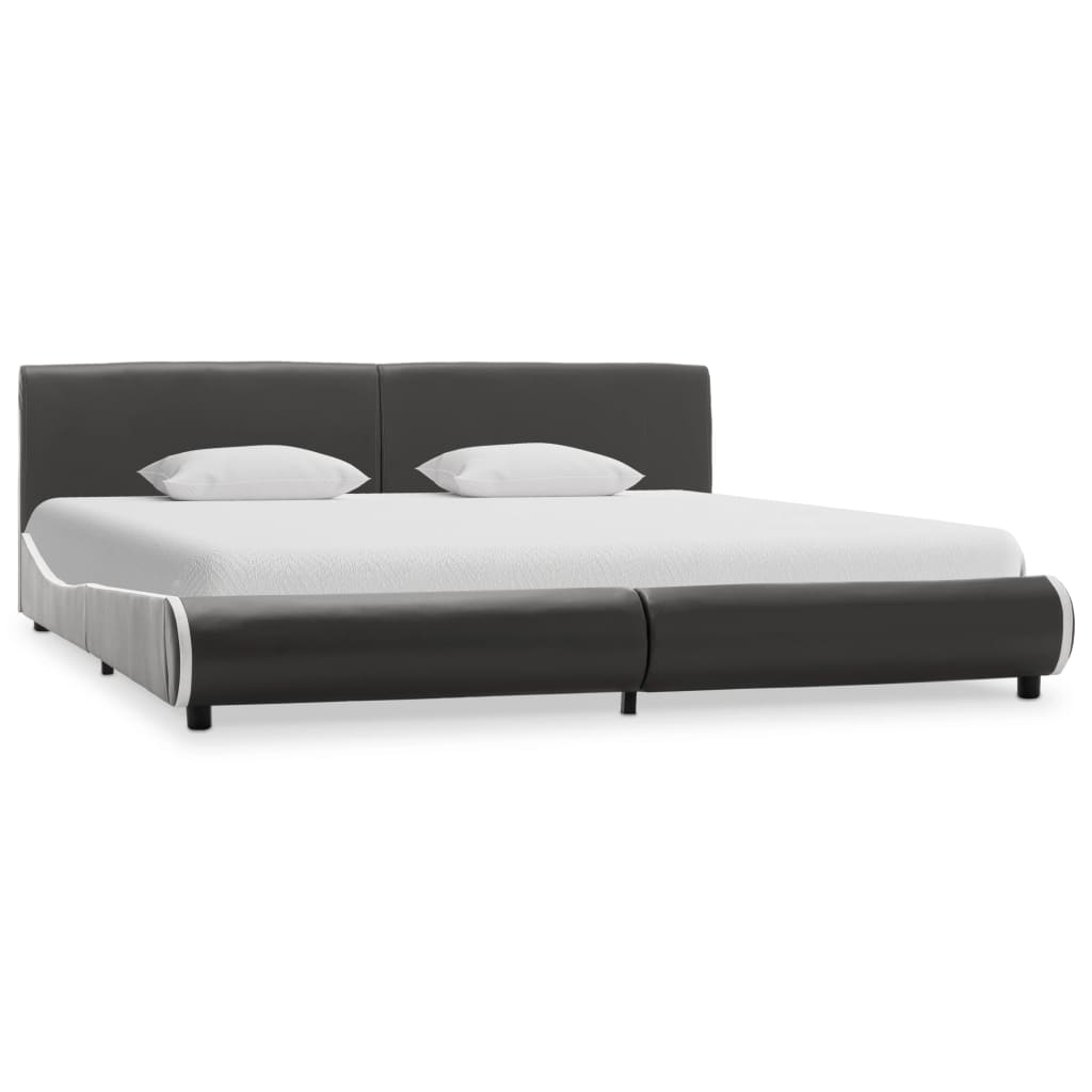 vidaXL Bedframe kunstleer wit 140x200 cm