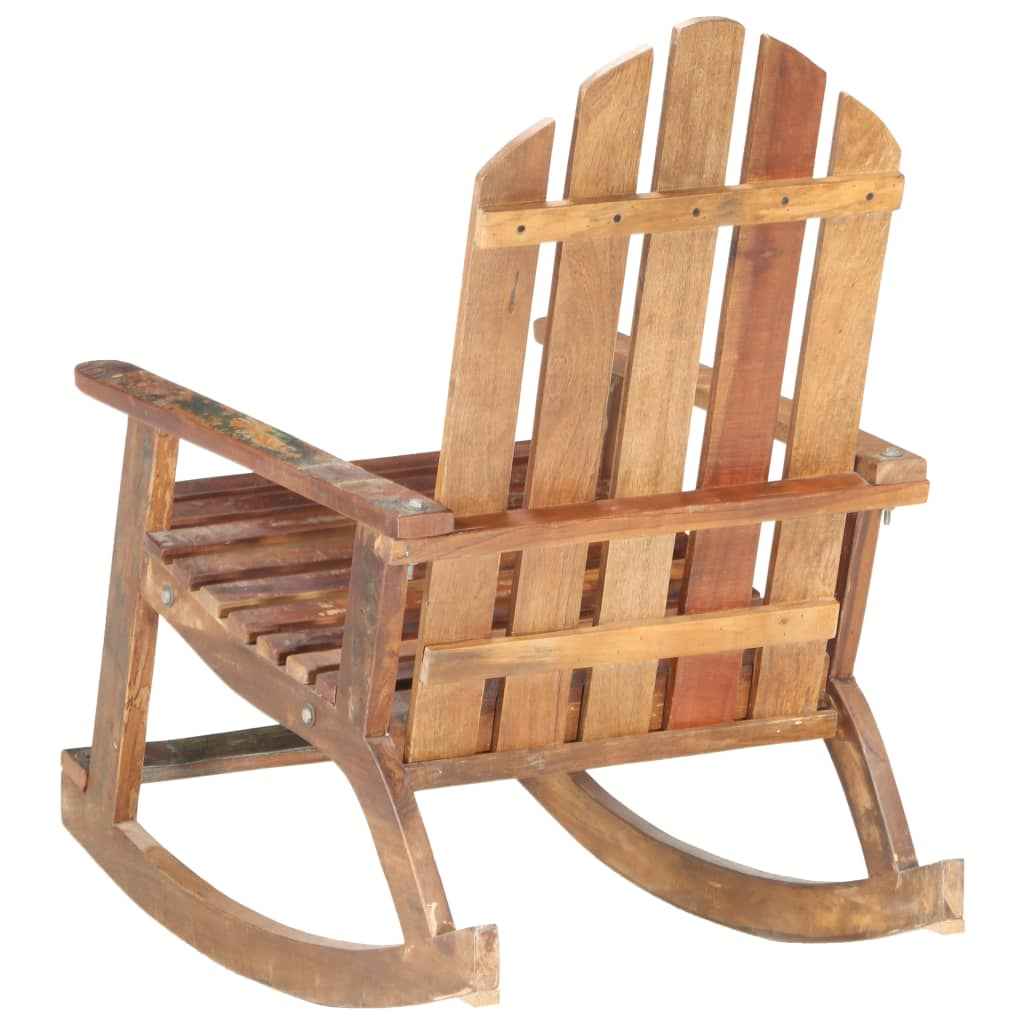 vidaXL Tuinschommelstoel massief gerecycled hout