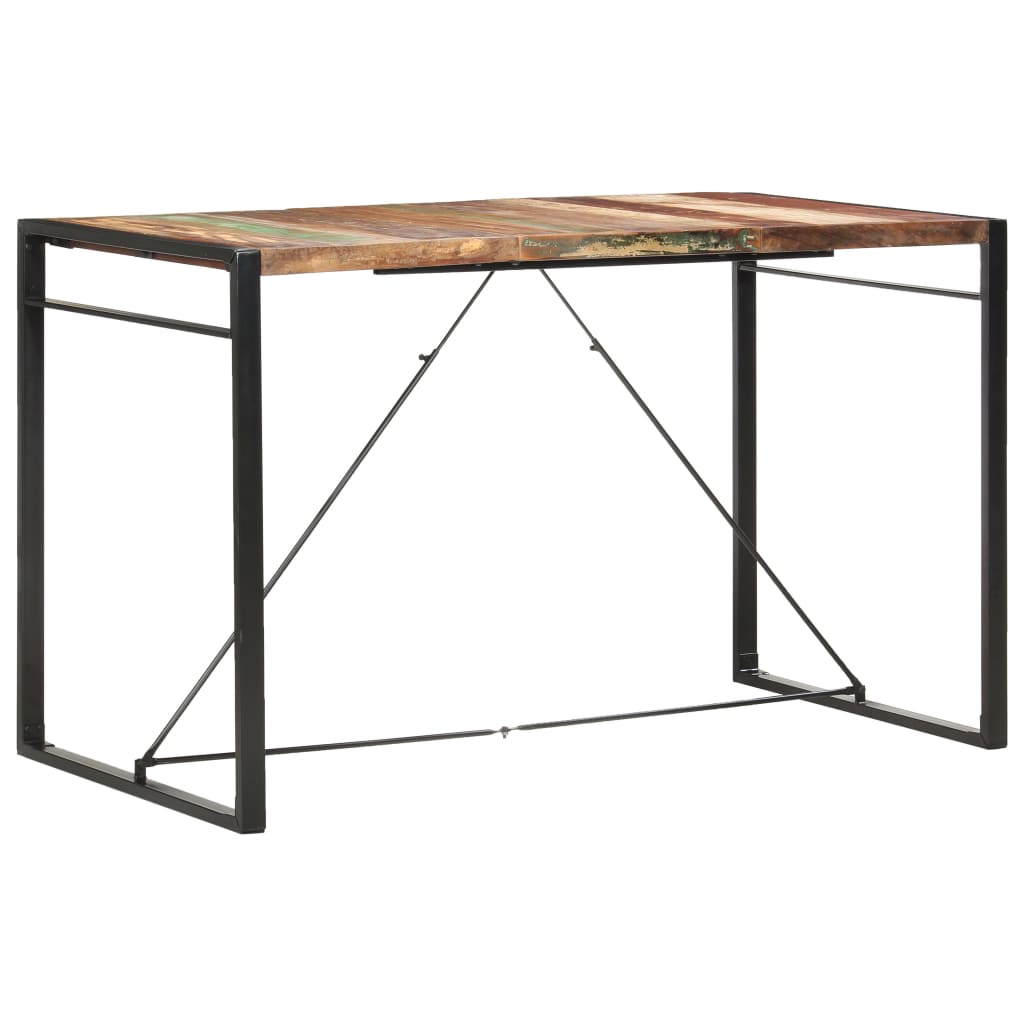vidaXL Bartafel 60x55x110 cm massief gerecycled hout - Aashly
