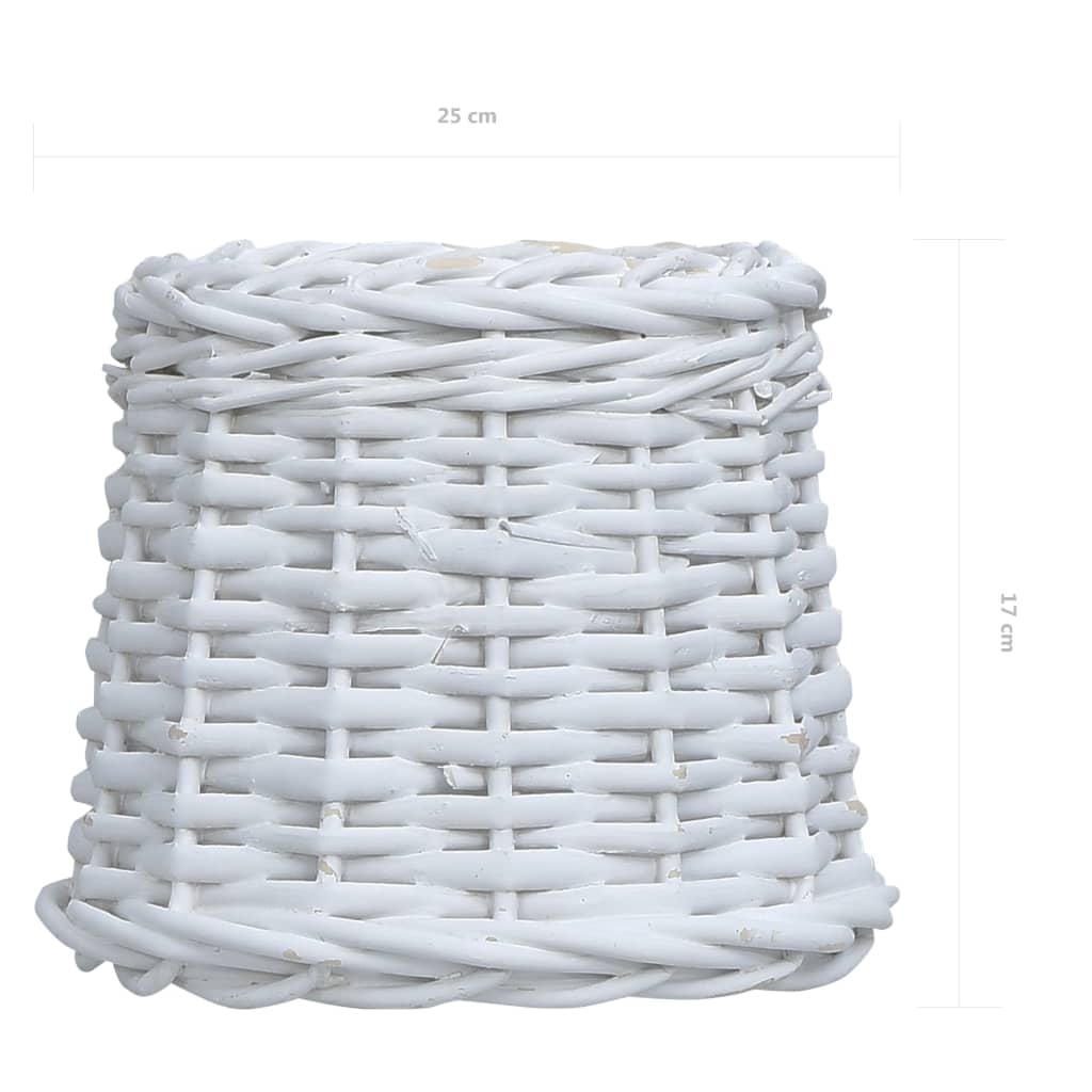 vidaXL Lampenkap 15x12 cm wicker bruin
