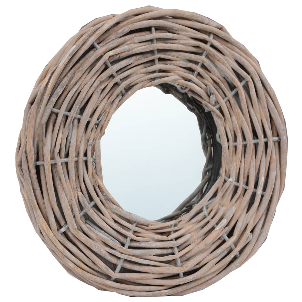 vidaXL Spiegel 50x50 cm wicker