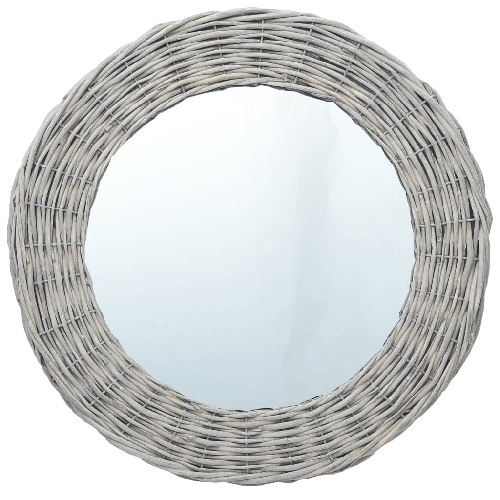 vidaXL Spiegel 50x50 cm wicker