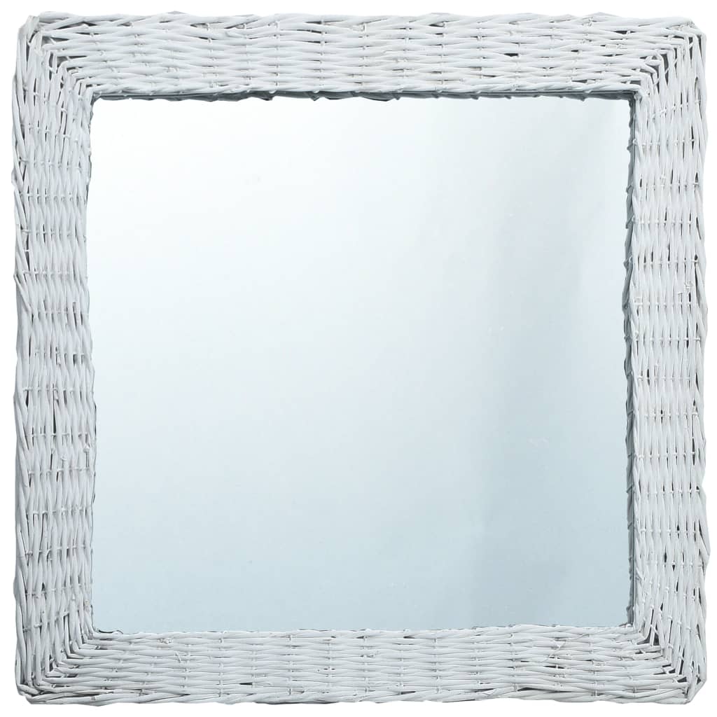 vidaXL Spiegel 50x50 cm wicker