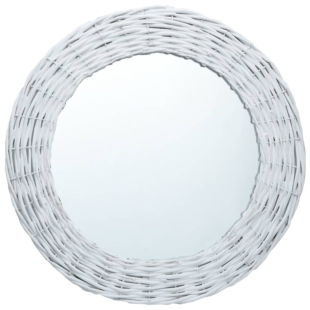 vidaXL Spiegel 50x50 cm wicker