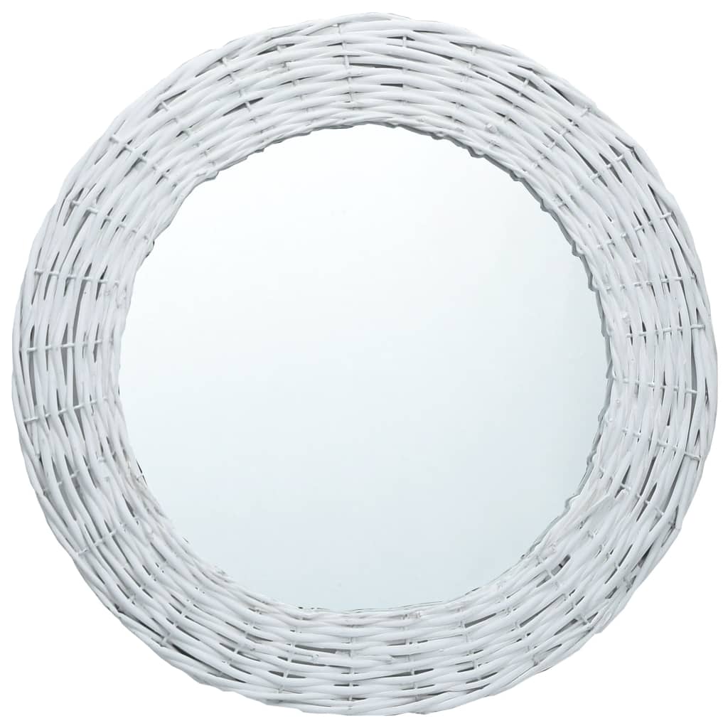 vidaXL Spiegel 50x50 cm wicker