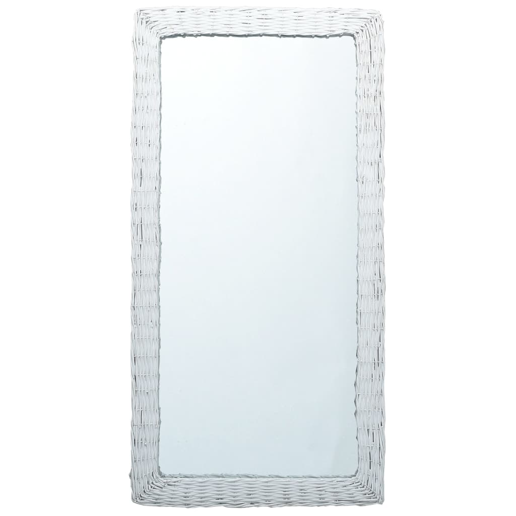 vidaXL Spiegel 50x50 cm wicker