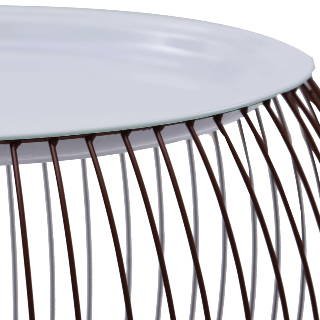vidaXL Salontafel Ø 51 cm goudkleurig