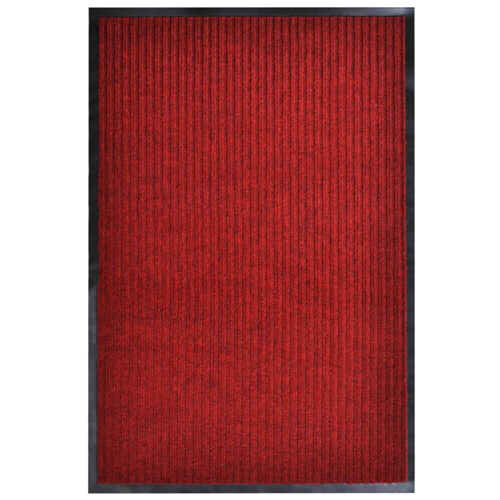 vidaXL Deurmat 90x60 cm PVC zwart
