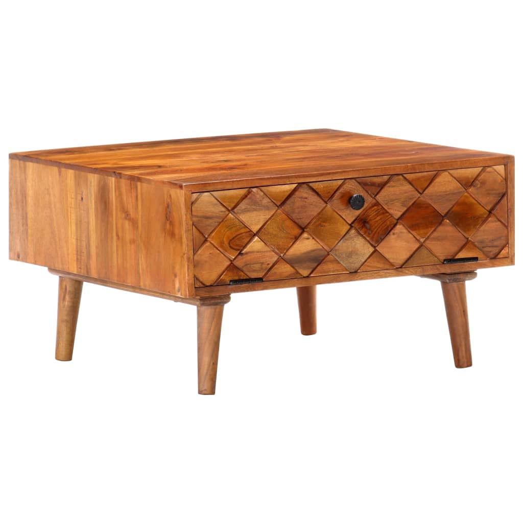 vidaXL Salontafel 68x68x38 cm massief acaciahout