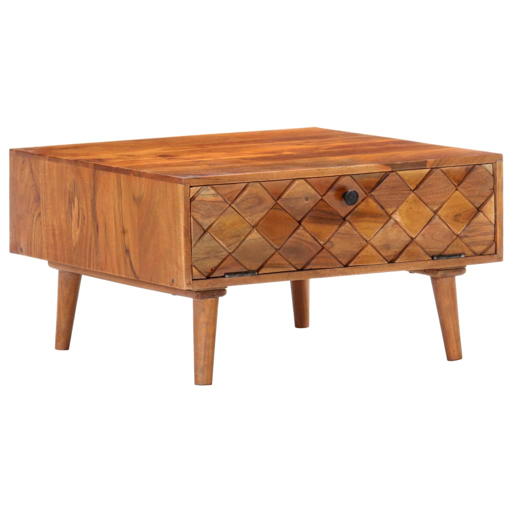 vidaXL Salontafel 68x68x38 cm massief acaciahout