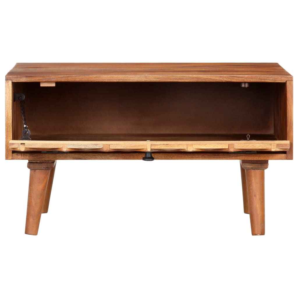 vidaXL Salontafel 68x68x38 cm massief acaciahout