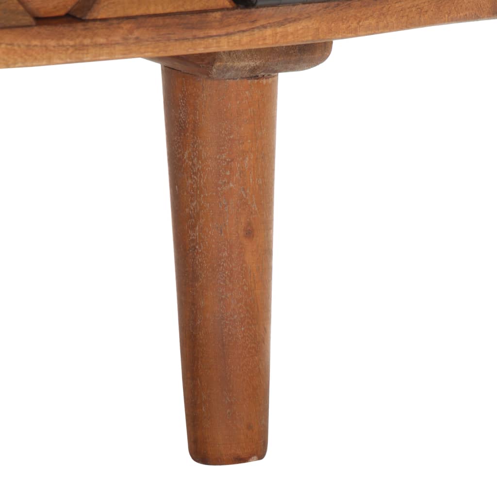 vidaXL Salontafel 68x68x38 cm massief acaciahout